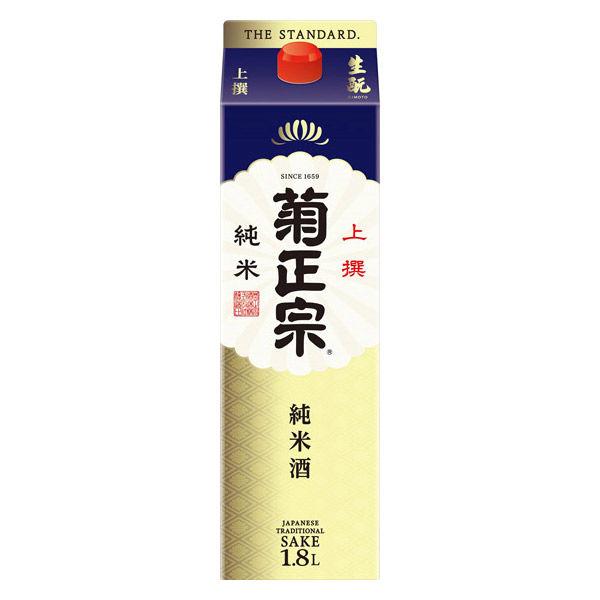 菊政宗精選木本純米 1.8L 裝 1 瓶清酒