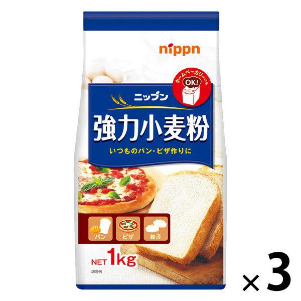 Nippun 強力麵粉 1kg 1 套 (1 塊 x 3)