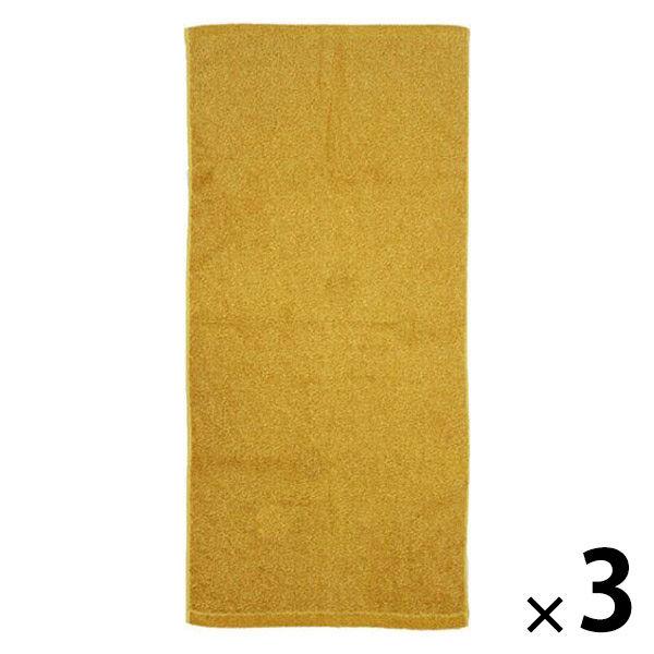 [Outlet] Marushin ima melange 迷你浴巾（黃色）1 套（3 個）
