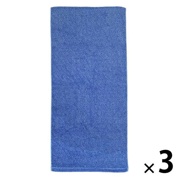[Outlet] Marushin ima melange 迷你浴巾（藍色）1 套（3 個）