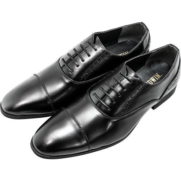 EDWIN 男士黑色商務鞋直尖黑色 edm004 25.0cm edm004-5-6 1 雙（直發貨）