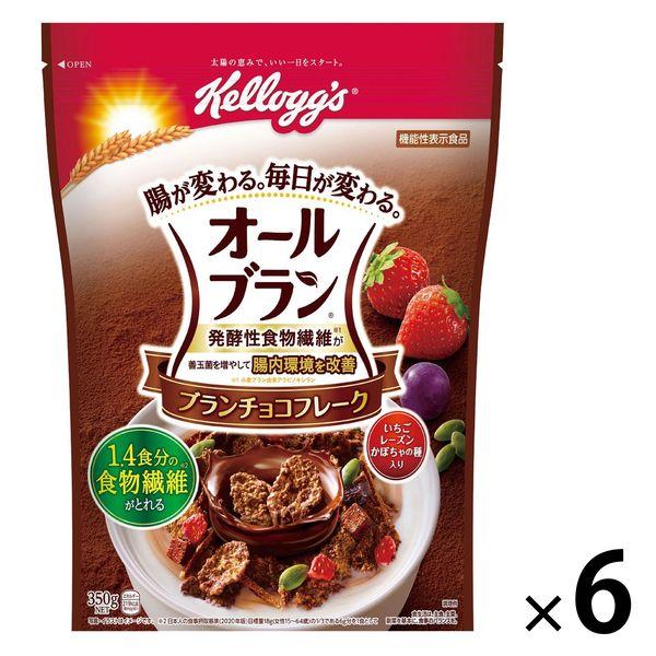 Nippon Kellogg's 全麥麩麩皮巧克力片 350g 6 袋 [功能聲稱食品] 穀物