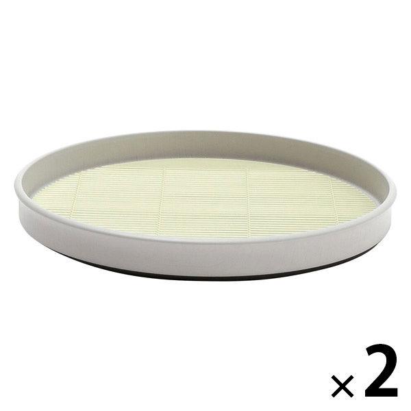 樹脂蕎麥盤 淺灰色 1 套 (1 件 x 2) LAKOLE