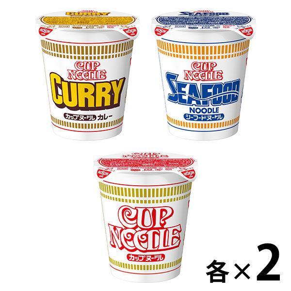 (促銷) 日清食品 標準杯麵 3 種 x 2 件組 杯麵杯拉麵拼盤
