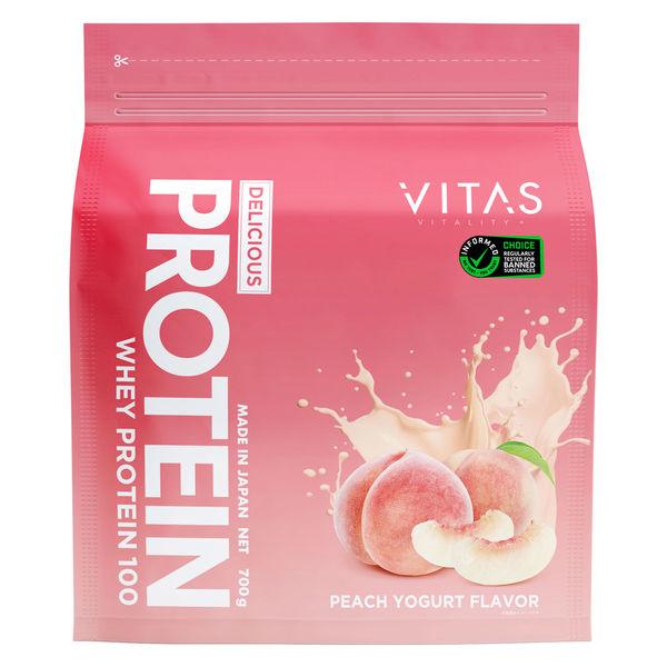 VITAS Delicious Protein 桃子優格 1 袋（700 克）乳清蛋白