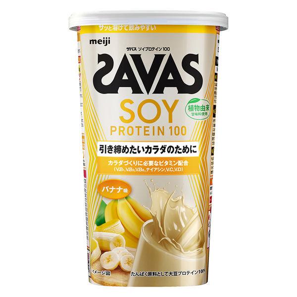 SAVAS 大豆蛋白 100 香蕉風味 1 片 (196g) 明治