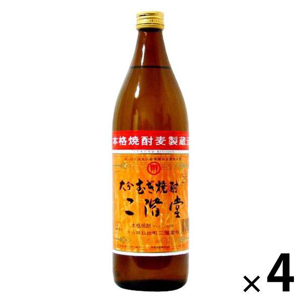 二階堂 25% 900ml 4 瓶 大麥燒酒 二階堂清酒釀造