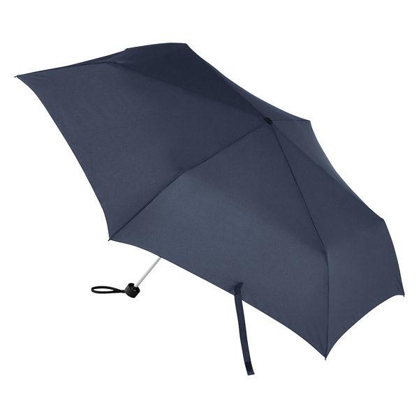 MUJI 晴雨兩用折疊傘 傘骨長60cm 海軍藍 良品計畫