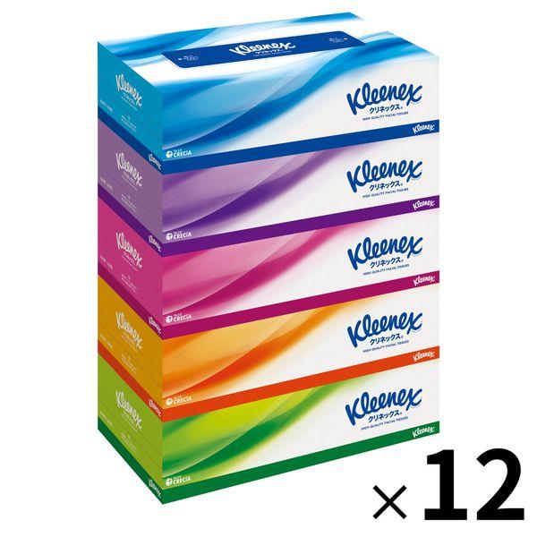【特價】薄紙 180 雙（5 盒）1 箱（12 包）Kleenex 紙巾 Nippon Paper Crecia 盒裝促銷