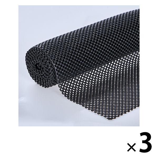 Askul 限量發售 Trusco Nakayama 防滑墊 防滑片 300 x 2000mm 黑色 3 卷套裝 原裝