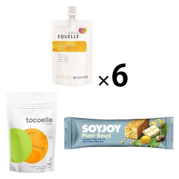[Lohaco Limited] 大塚製藥 Exel Gelee 6 粒 & Tocoel 1 粒 (含 7 袋) SOYJOY 白巧克力檸檬植物基底