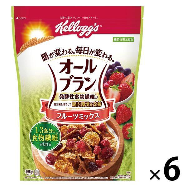 全麩皮水果混合 380g 6 袋 Nippon Kellogg 穀物
