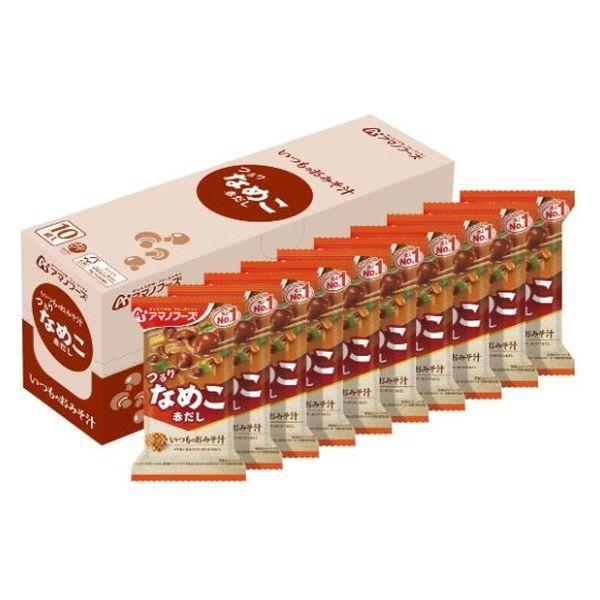 天野食品 常用味噌湯 紅滑子 滑子 1 組（20 份：10 份 x 2 盒） 朝日集團食品