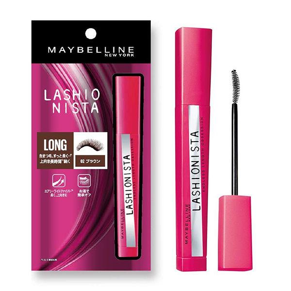 美寶蓮 Lashnista N 02 棕色睫毛膏 用熱水卸除 長型