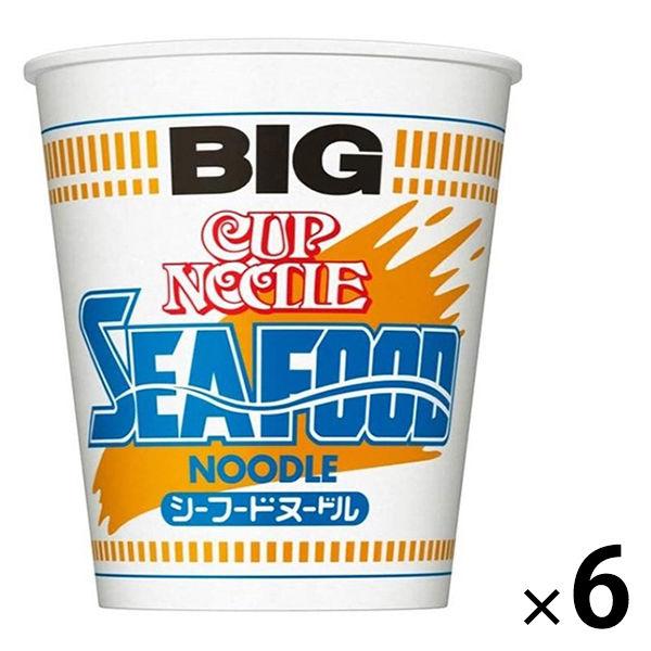 日清食品杯麵海鮮大杯麵大杯拉麵1組（6餐）