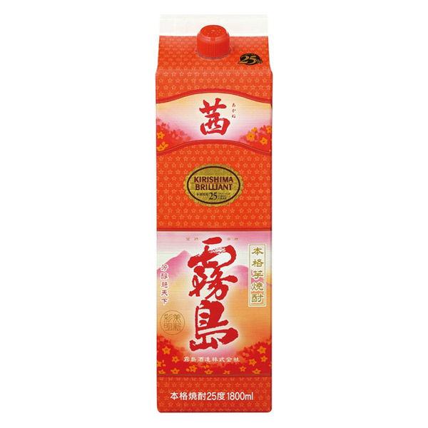 霧島茜 25 度 1.8L 裝 1 瓶 馬鈴薯燒酒 霧島酒造