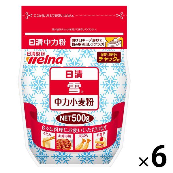 日清清粉 Verna 日清雪花 帶拉鍊 (500g) x 6 件