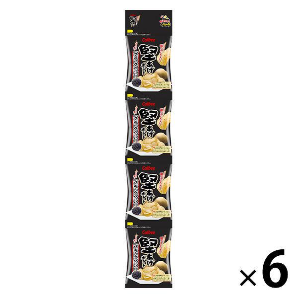 Kataage Pucci 4黑胡椒60g 6袋 Calbee Snacks 洋芋片零食