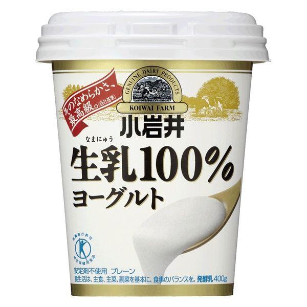 小岩井乳業 [冷藏] 小岩井乳業 100%生乳優格 400g x 6 件 4972050151741 1 套（6 件）（直送）
