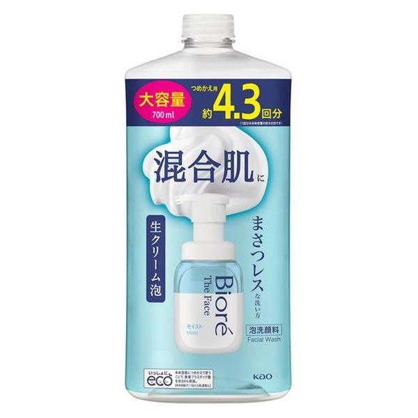 花王碧柔 The Face 泡沫潔面乳滋潤舒適花香莎翁補充裝大容量 700ml