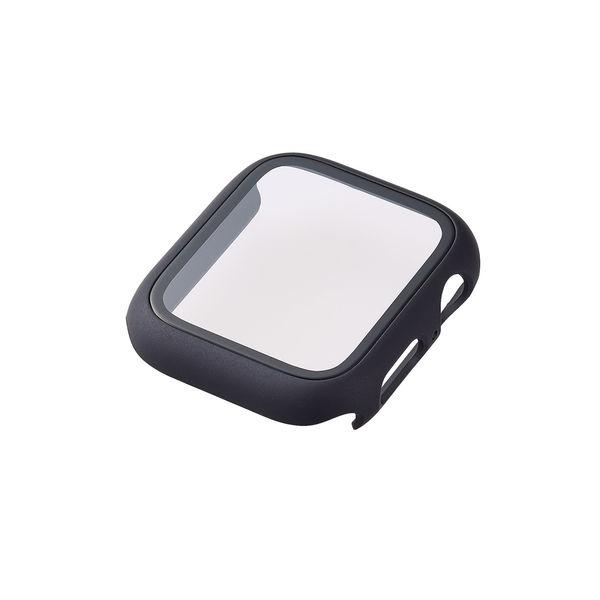 Apple Watch 44 毫米全覆蓋大猩猩玻璃側面消光黑 AW-20MFCGOBK ELECOM 1 件