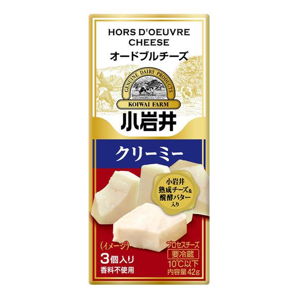 小岩井乳製品 [冷藏] 小岩井開胃起司 [奶油] 42g x 5 件 49152715 1 套 (5 件) (直送)
