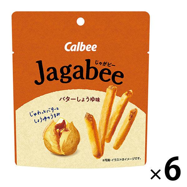 Calbee Jagabee 奶油醬油口味 38g 6袋 零食糖果零食 Jagabee Jagabee