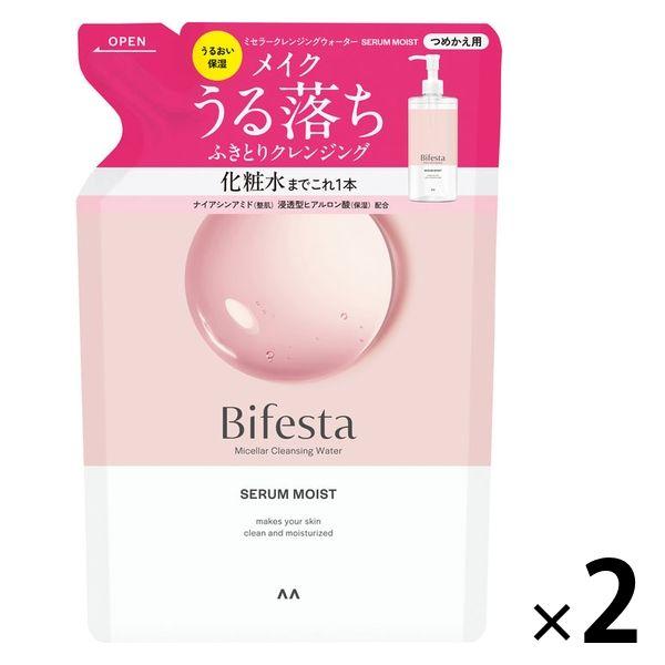 Bifesta 膠束清潔水精華保濕補充裝 360mL 2 件組擦拭清潔