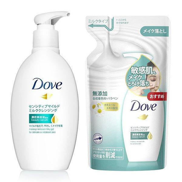 Dove 多芬敏感溫和潔面乳 195ml 主體 + 補充裝