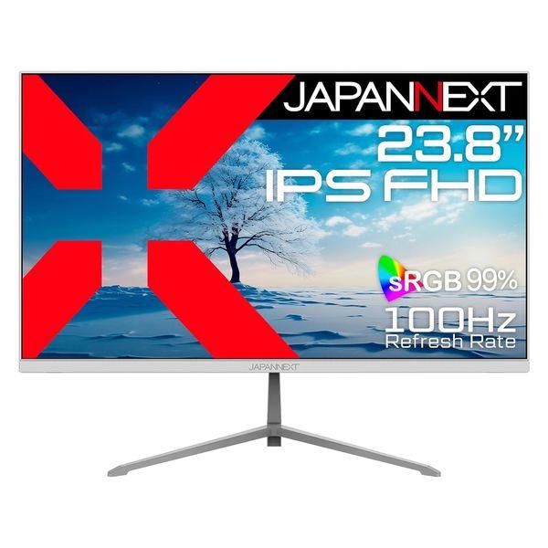 JAPANNEXT 23.8 吋液晶顯示器 JN-IPS238FHD2-C6-W HDR 相容/傾斜功能 1 台