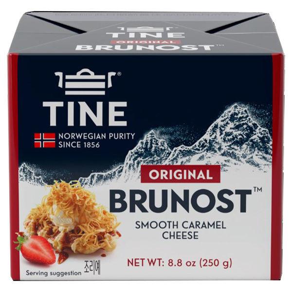 TINE 【冷藏】三玉棕色起司原味250g x 2片 7038010030154 1組（2片）（直送）