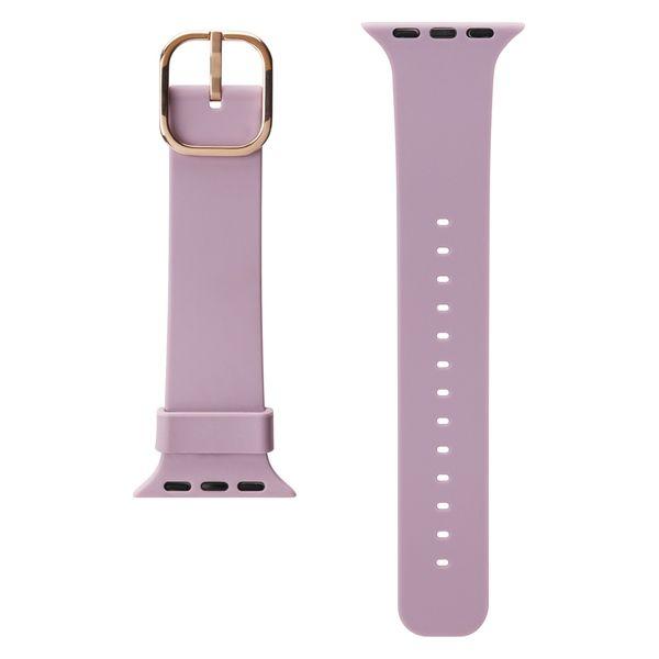 PGA Apple Watch 41/40/38mm 矽膠錶帶 紫色 PG-AW41SC04PP 1 件（直式出貨）