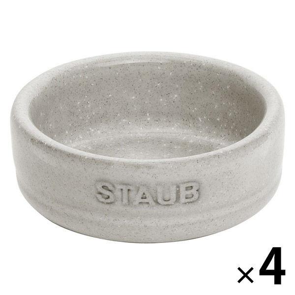 Staub 迷你盤套裝 Campagne 1 套（4 件）陶瓷陶器可微波爐加熱 [日本授權產品] 40508-801