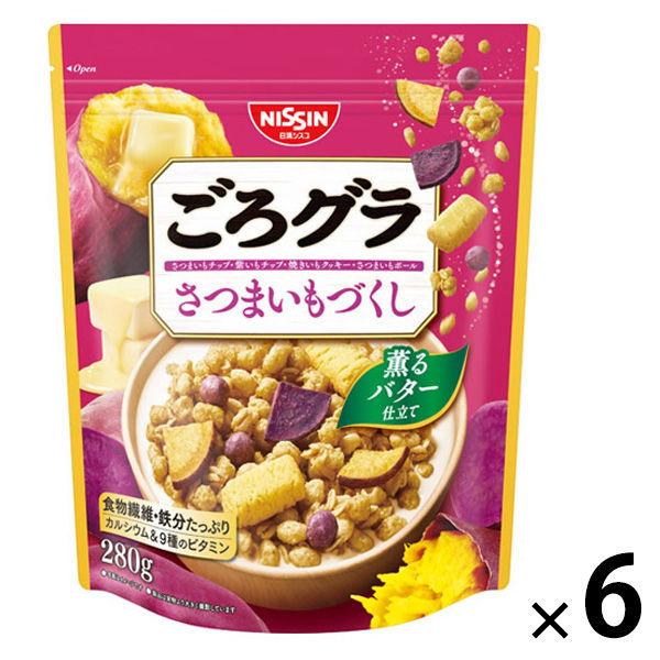 Gorogura 地瓜包裝 6 袋 Nissin Cisco 麥片