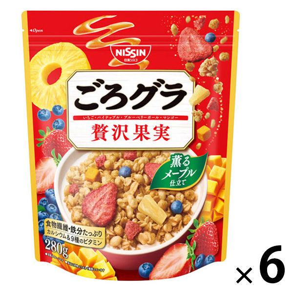 Gorogura 豪華水果 6 袋 Nissin Cisco 麥片
