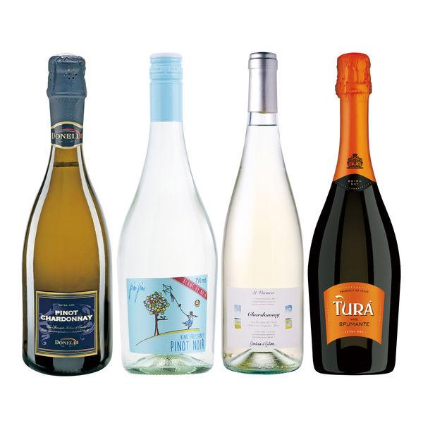 Monte Bussan 義大利起泡Frizzante 4瓶套裝 750ml x 4瓶 1組 套裝酒飲用比較