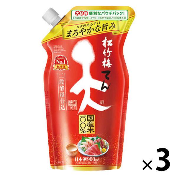 松竹梅 10 環保袋 900 毫升 3 瓶清酒
