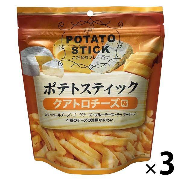 <Ajirakunori> 馬鈴薯條 Quattro 起司 3 袋 Seijo Ishii 零食 零食