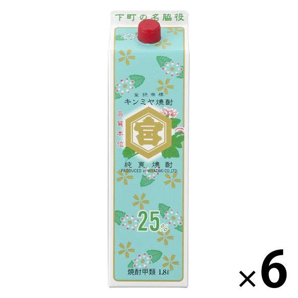 金宮燒酒 25% 1.8L 裝 1 套（6 瓶） 宮崎總店 金宮古里