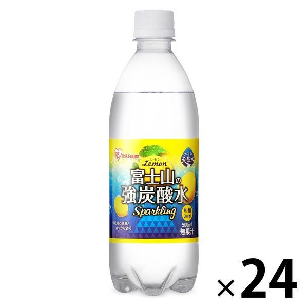 Iris Foods 富士山強效檸檬碳酸水 500ml (箱) 311440 1盒 (直送)