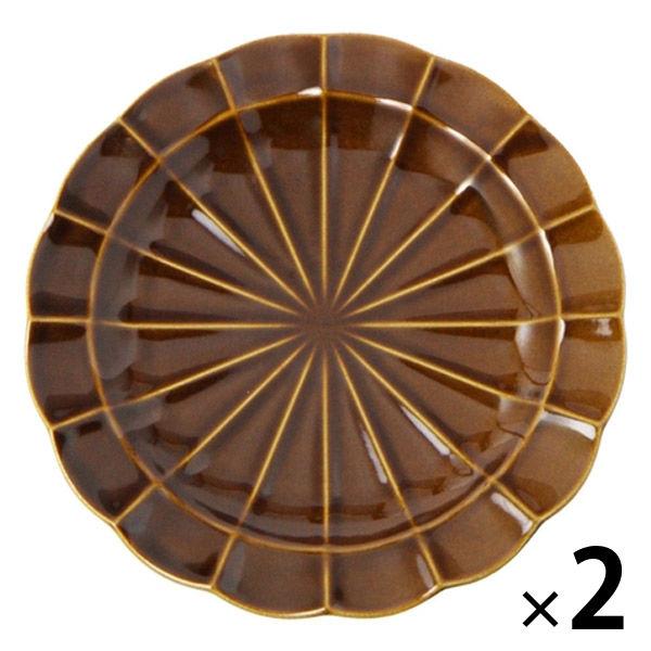 麗卡盤子 (S) 棕色 1 套 (2 個) LAKOLE