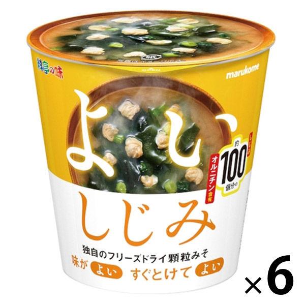 Marukome杯凍乾顆粒味噌湯好味噌1組（6粒）