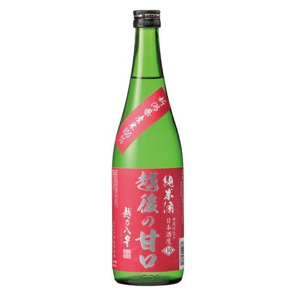 越野八豐純米清酒越後甜720ml 1瓶越後清酒釀酒廠新潟縣清酒