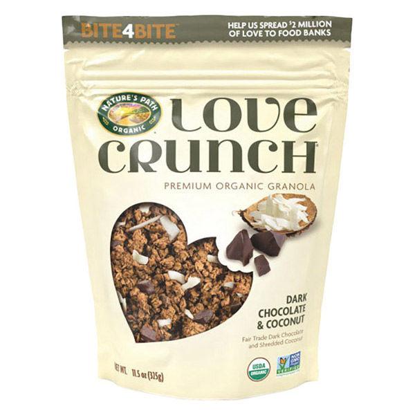 Love Crunch 有機格蘭諾拉麥片黑巧克力馬卡龍 325 克 1 件 Nature's Purse