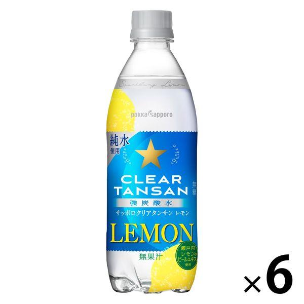 Pokka Sapporo 札幌透明棕褐色太陽檸檬 500ml PET 1 套（6 瓶）