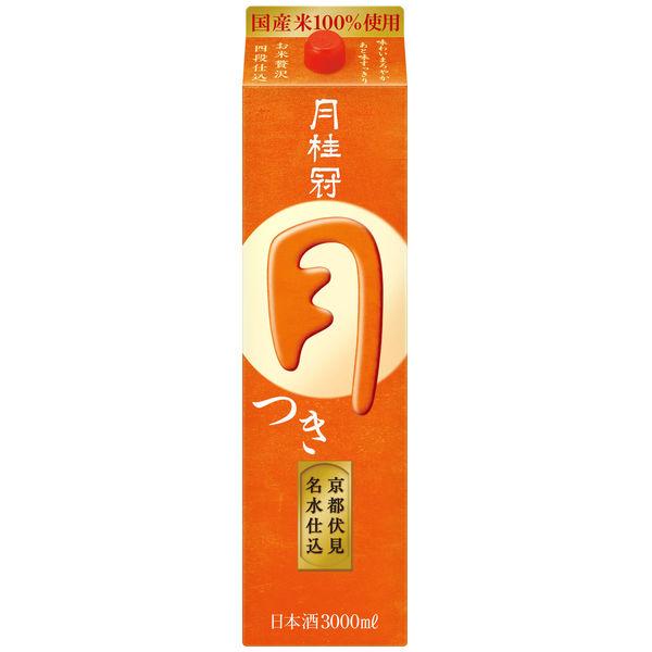 月桂冠月包 3L 包 1 瓶 清酒 [不添加糖或酸味劑，也可用於烹飪清酒]