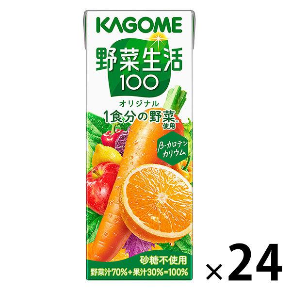 蔬菜汁紙包戈薇野菜生活100 200ml 1盒（24瓶）
