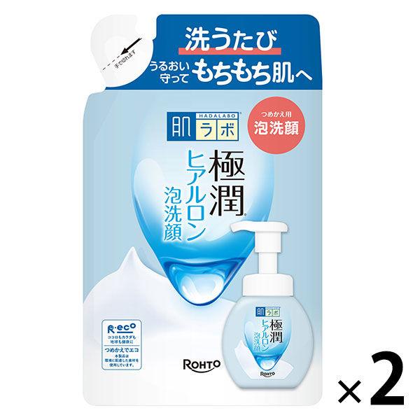 Hada Labo 極性透明酸泡沫洗面乳替換裝 140mL 1 套（2 件）