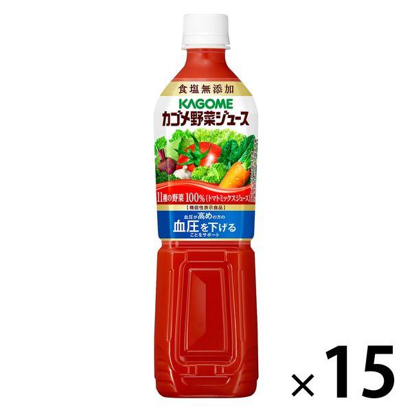 [功能聲稱食品] Kagome蔬菜汁，無鹽添加劑，Smart PET 720ml，1盒（15瓶）[蔬菜汁]