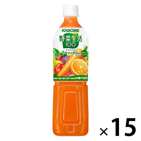 Kagome 野菜生活 100 原味 720ml 1盒（15瓶） 蔬菜汁